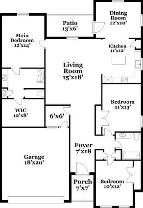 3 bed, 2.0 bath, 1552 sqft, $2,485 — Photo 2
