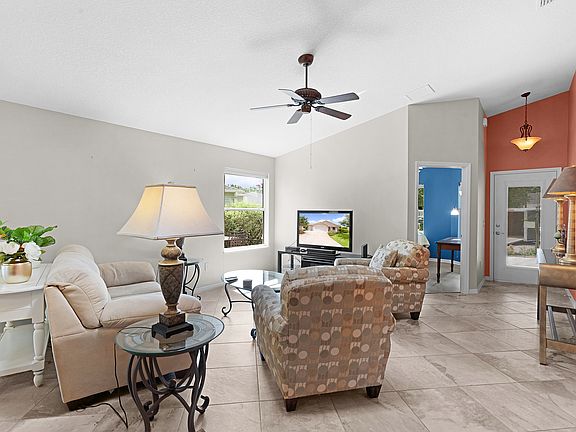 Living room towards entry.