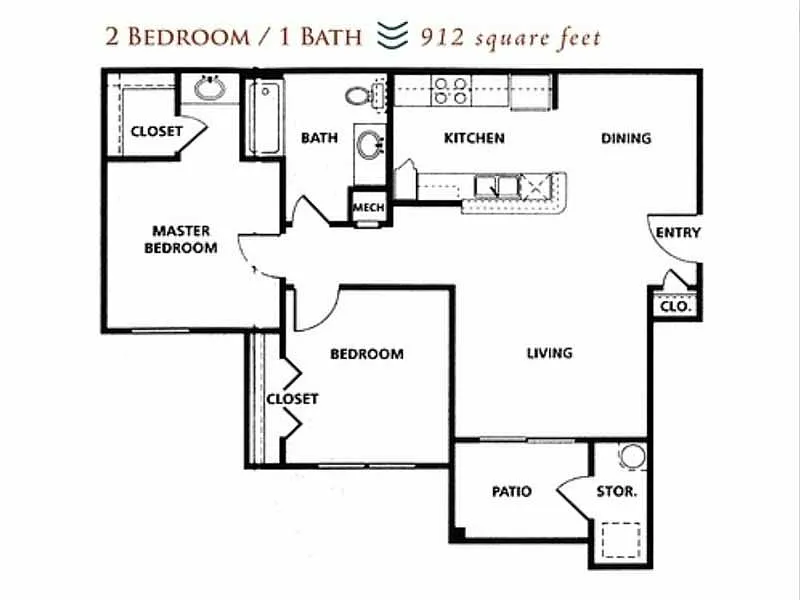 Floor plan Bond