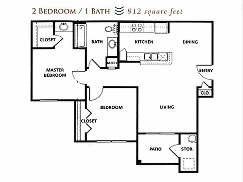 Floor plan Bond