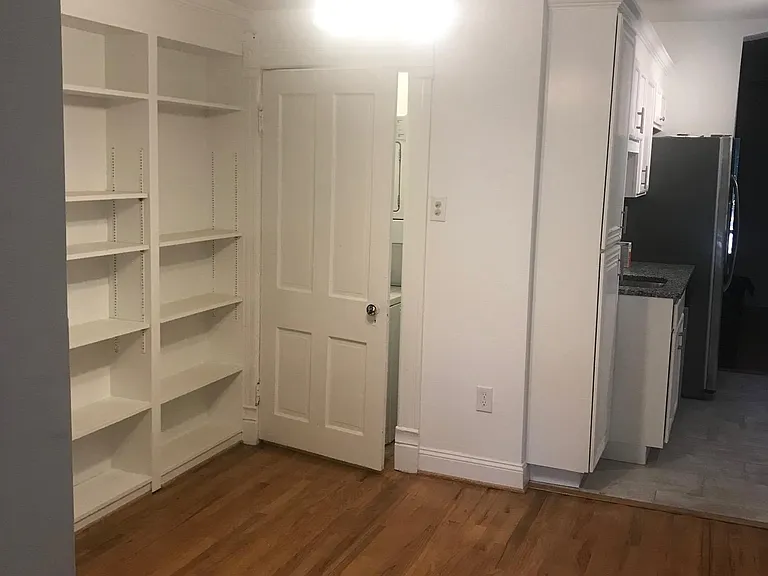 This room is usually the dining area but sometimes it has been used as an office.