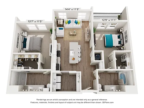 Floor plan The South Shore