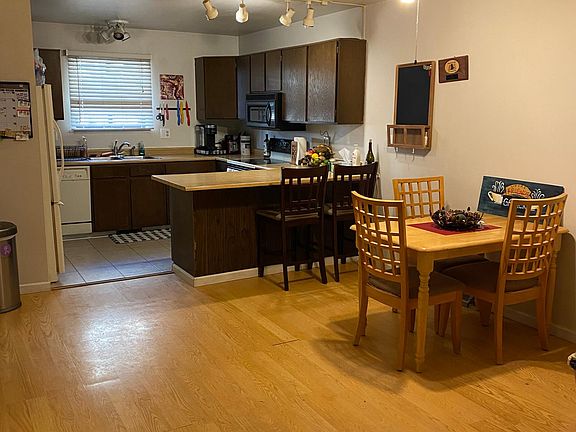 Dining area and kitchen