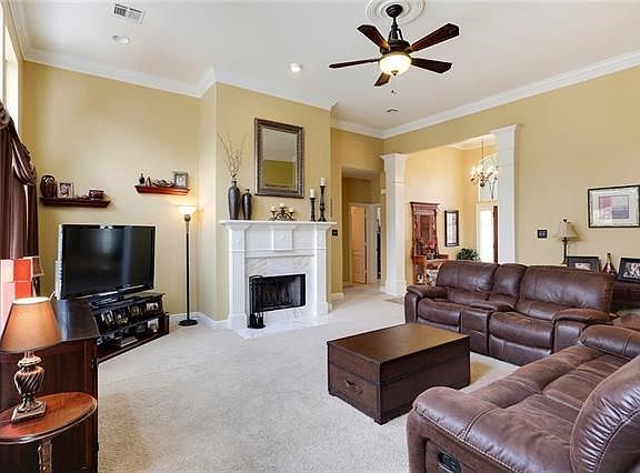 Family Room View with Fireplace
