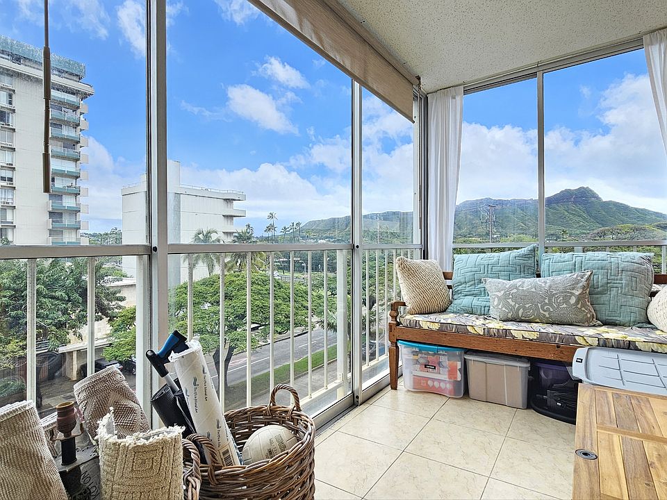 View from the enclosed lanai