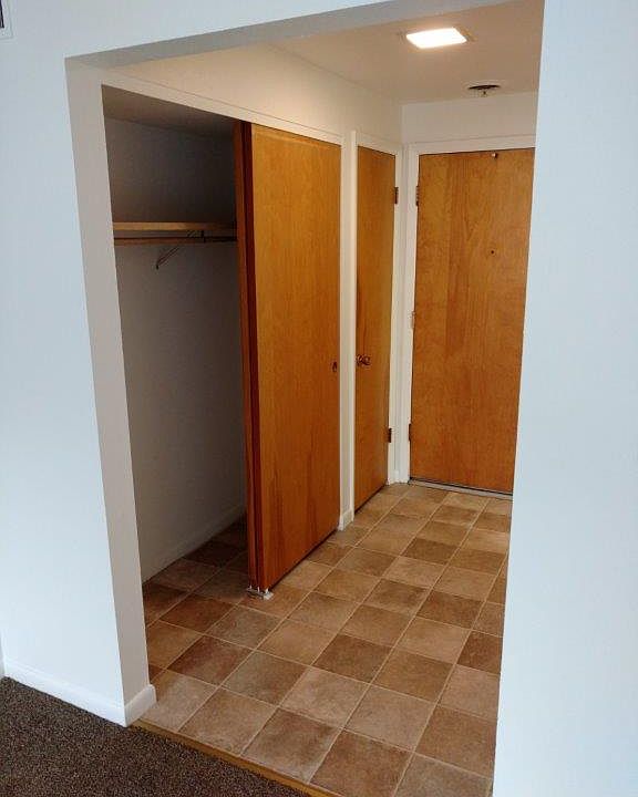 Entry with two nice closets