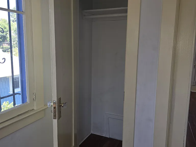 Closet in living room