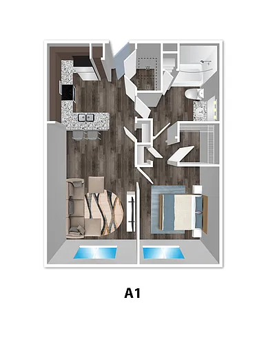 Floor plan A1