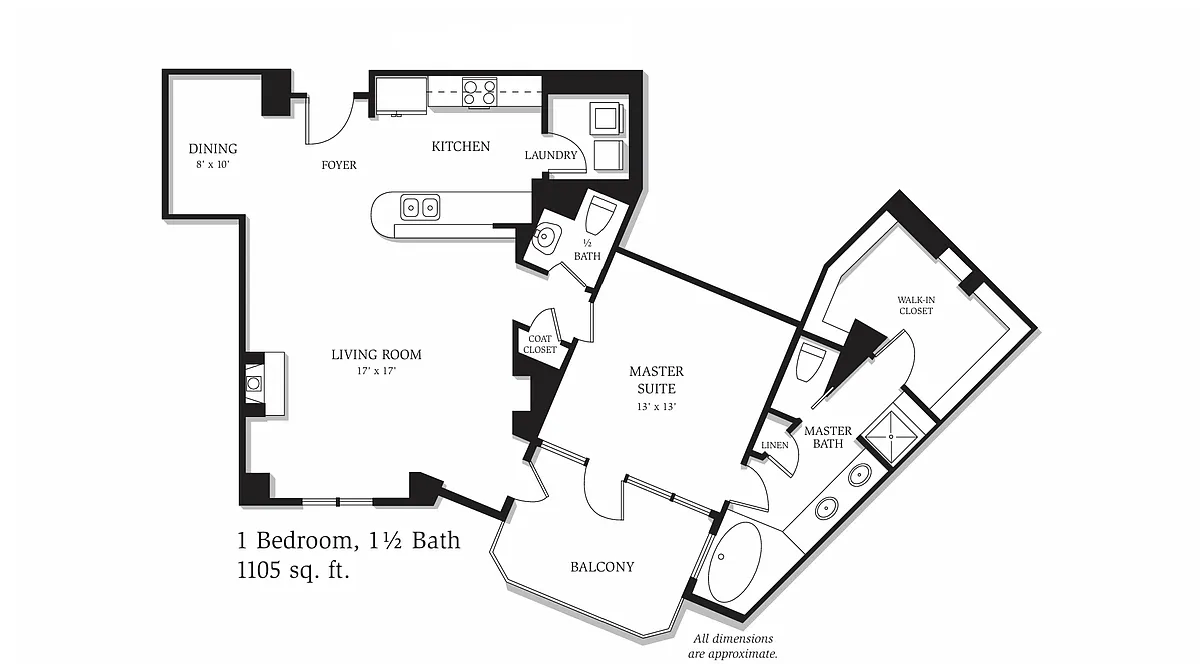 Floor plan The Grand PH Bal 1105