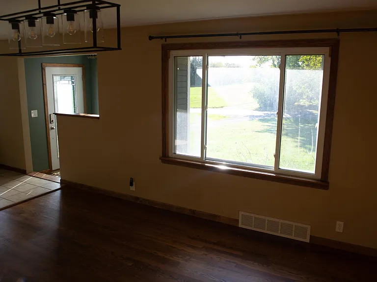 Dining room and foyer.