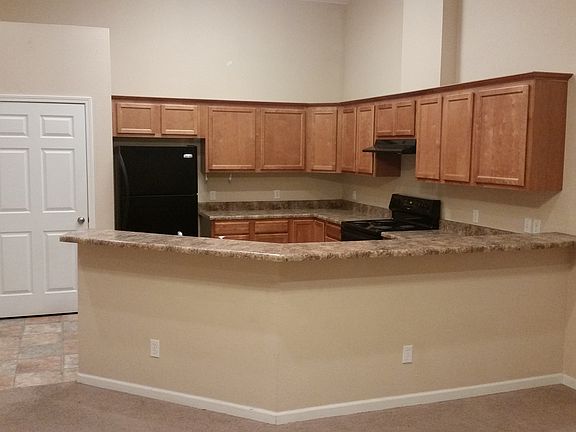 Looking at the large open Kitchen