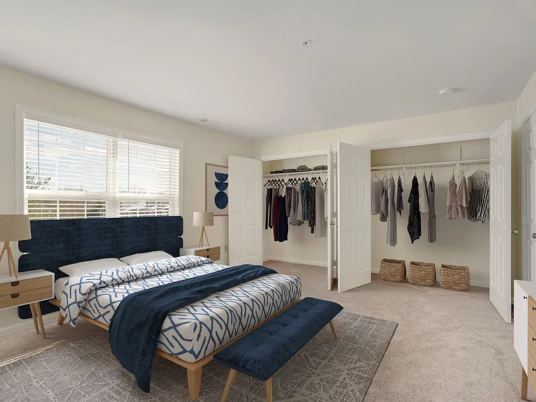 Model Townhome - Main Bedroom