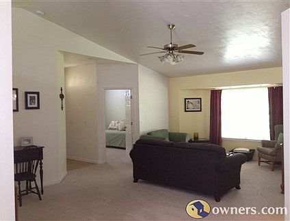 Living room and entrance foyer