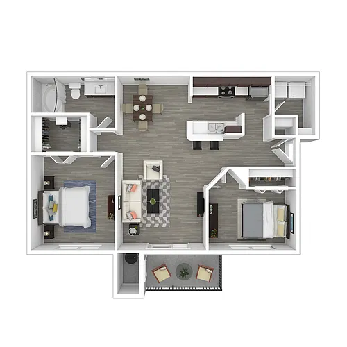 Floor plan 2X1 870