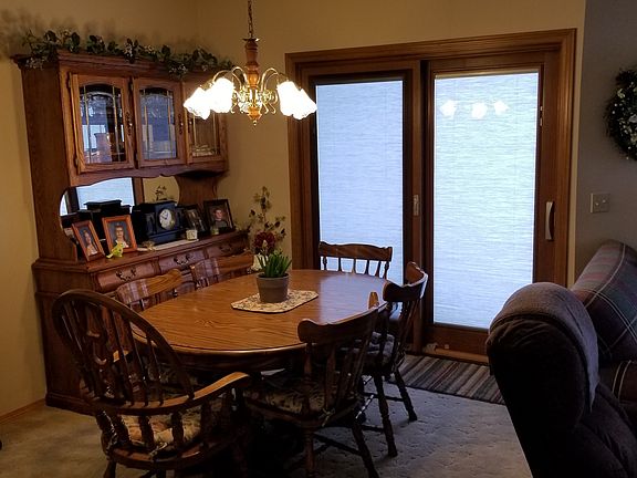 Dining, patio door to deck.