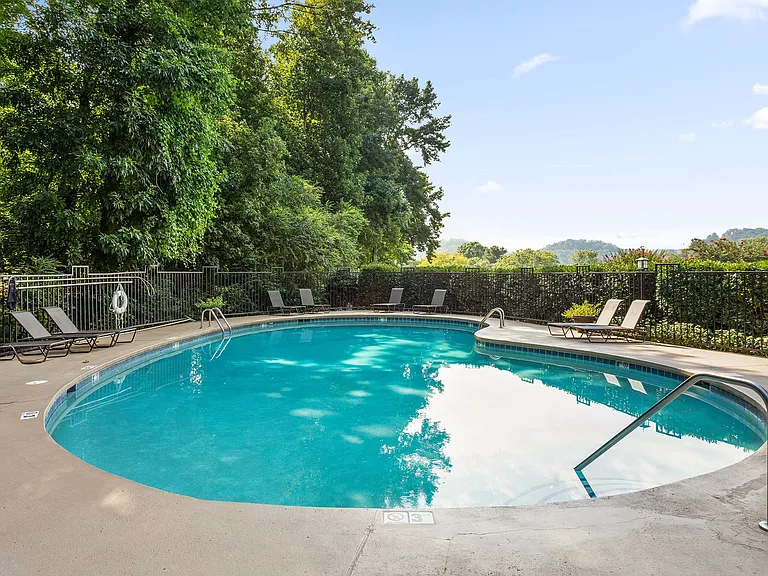 Sparkling Swimming Pool with Sun Deck