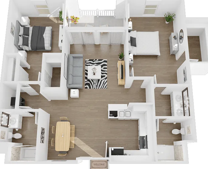 Rome Salita Floorplan Diagram
