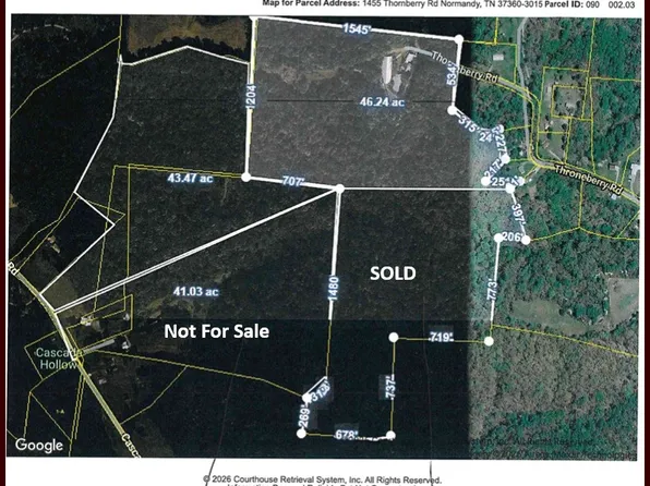 0 Cascade Hollow Rd, Normandy, TN 37360