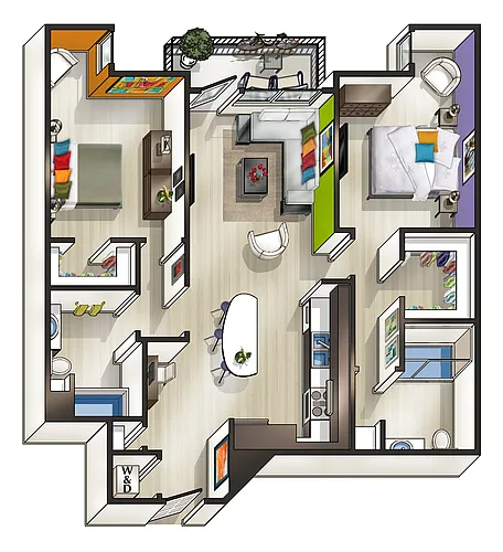 Floor plan B1 The Avenue