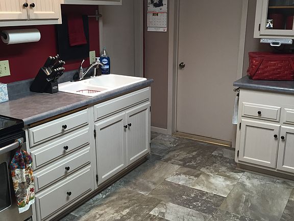 kitchen with new flooring