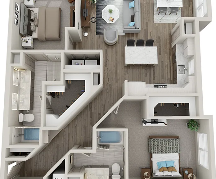C2: 2bed 2bath C2: 2bed 2bath