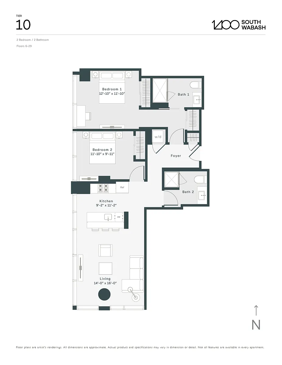 Floor plan T6