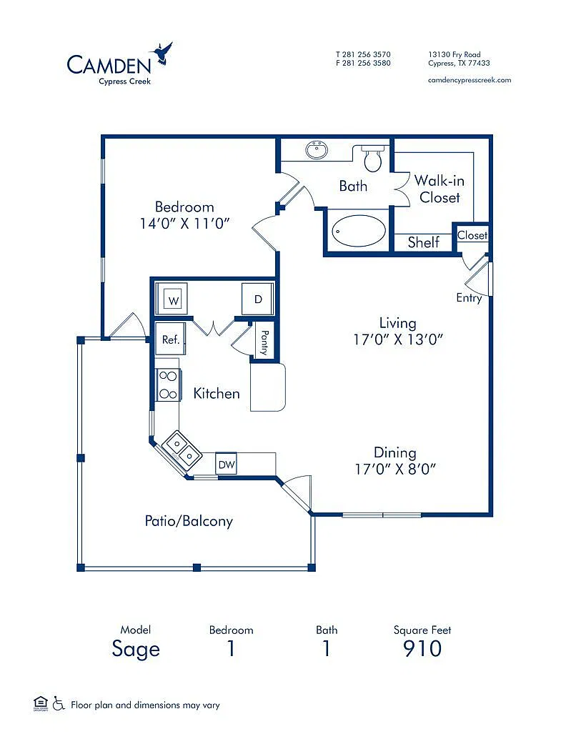 Floor plan Sage