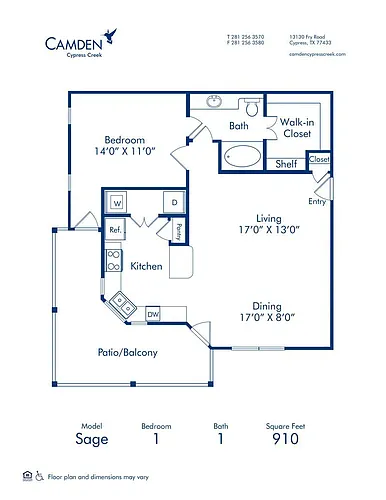 Floor plan Sage
