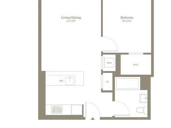 2nd image of 445 W 35th St APT 4B