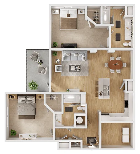 Floor plan B2A