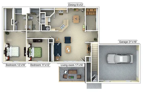 Floor plan The Essex