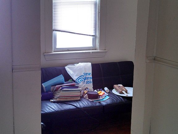 view of office from the main room