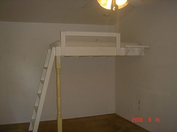 Studio has a loft queen bed