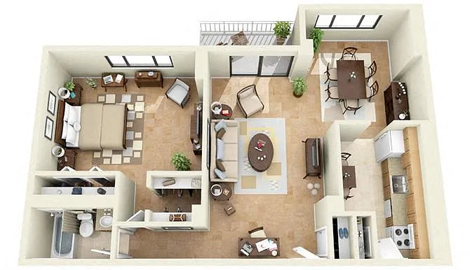 Floor plan CAROLINE