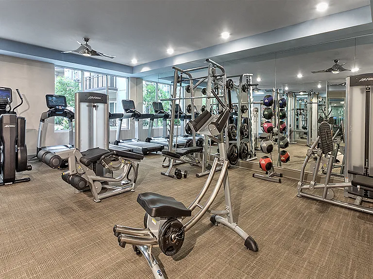 State-of-the-art fitness center