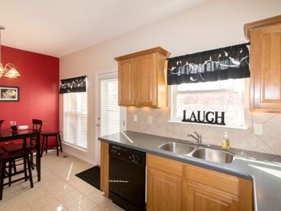 Kitchen with Lake Views
