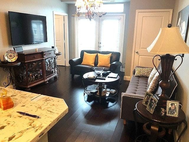 View of Living/Family Room from kitchen