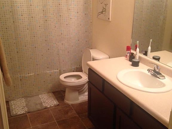 Bathroom w/ closet storage