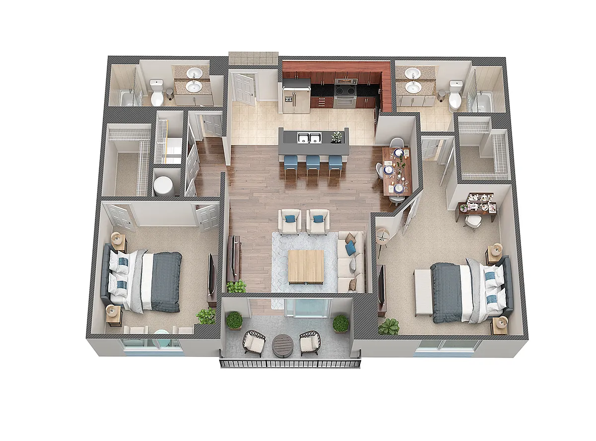 Floor plan B7