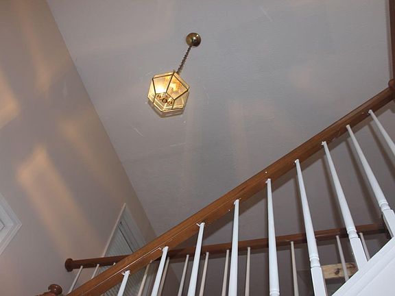 Looking up from enterance