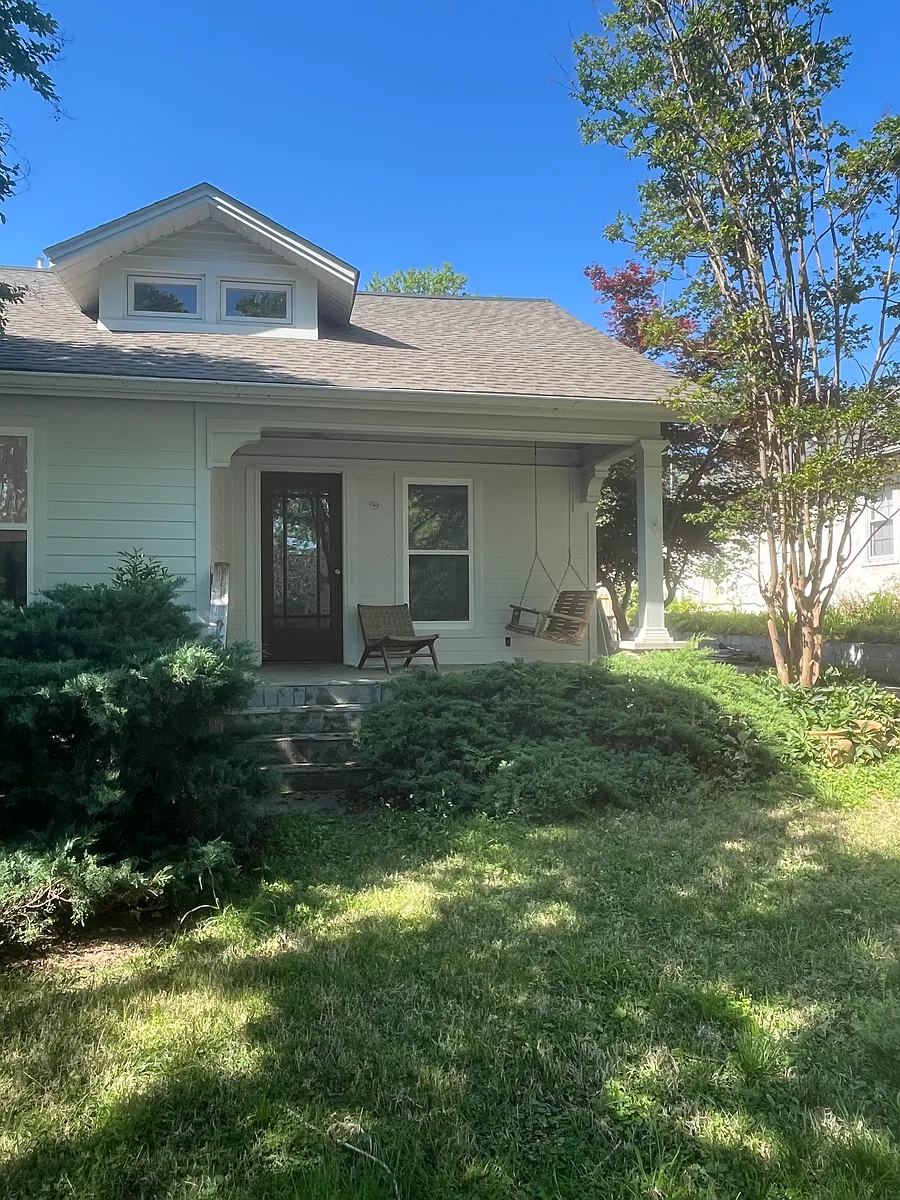 Lovely front porch with swing. Watch the neighbors walk by with their dogs. - Dakota Ave