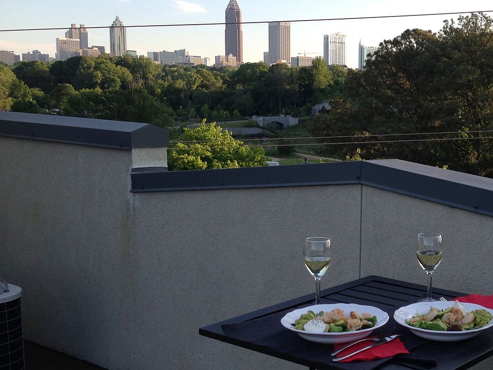 View from the rooftop deck