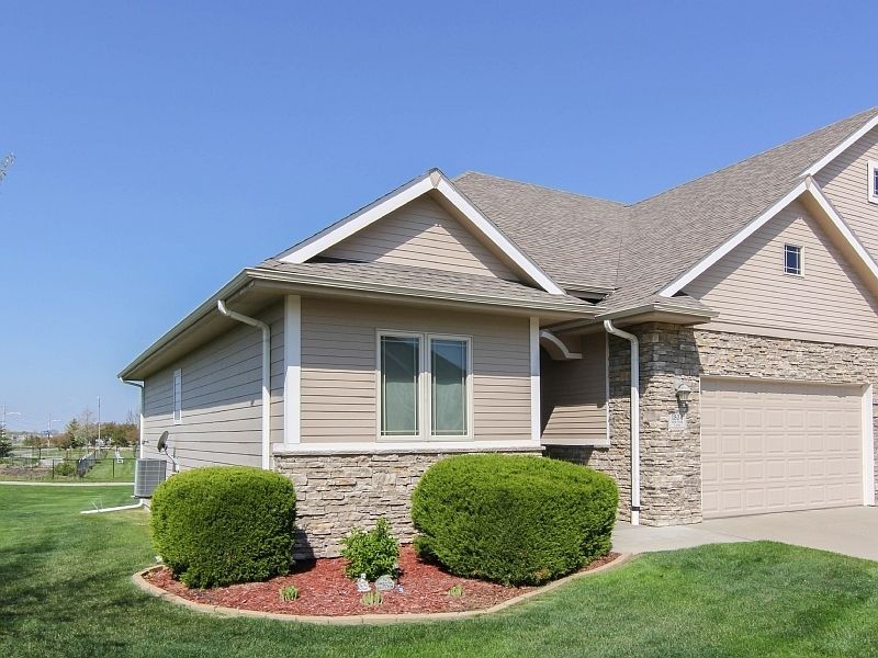 Angle View of Townhome