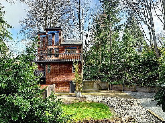 Rear of home