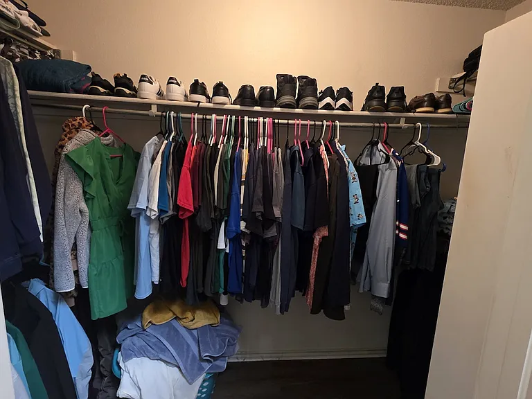 Primary walk-in closet