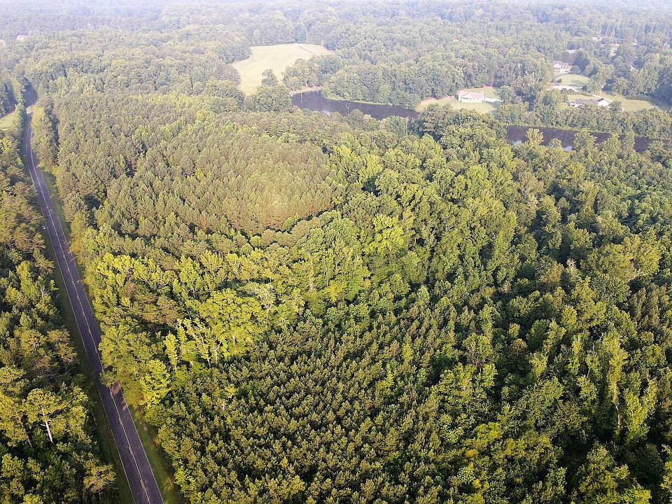 Aerial view overlooking Tract 2 then Tract 1 with Lake in rear