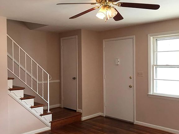 Foyer and family room