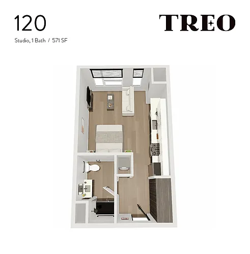 Floor plan Studio