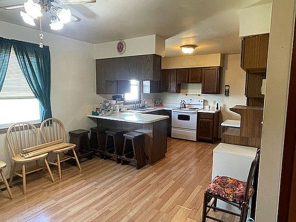 Dining room and kitchen