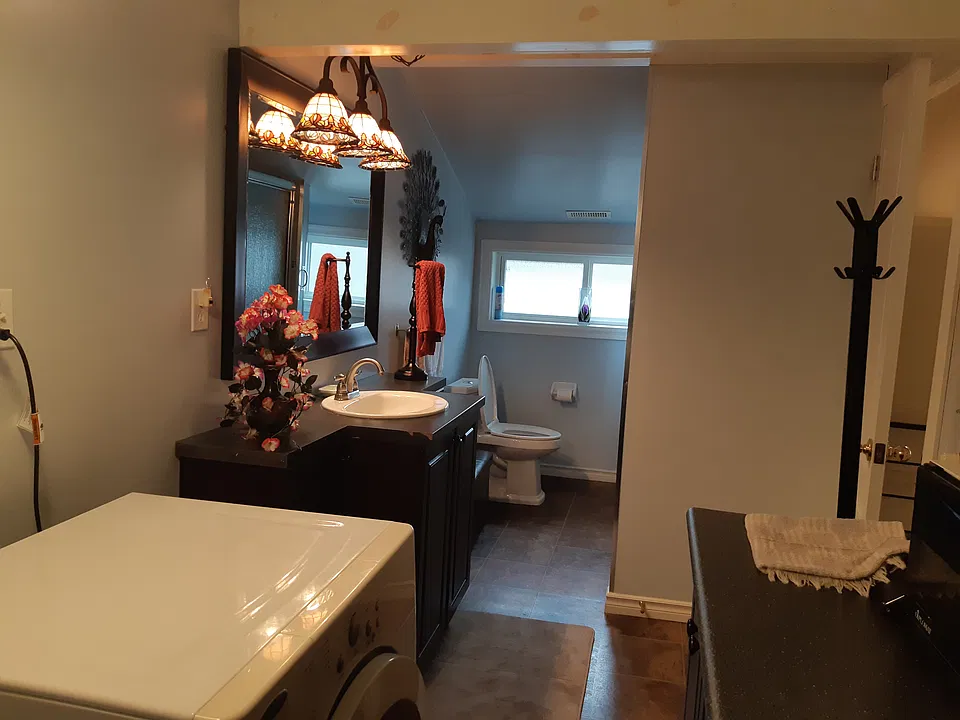 washroom and laundry